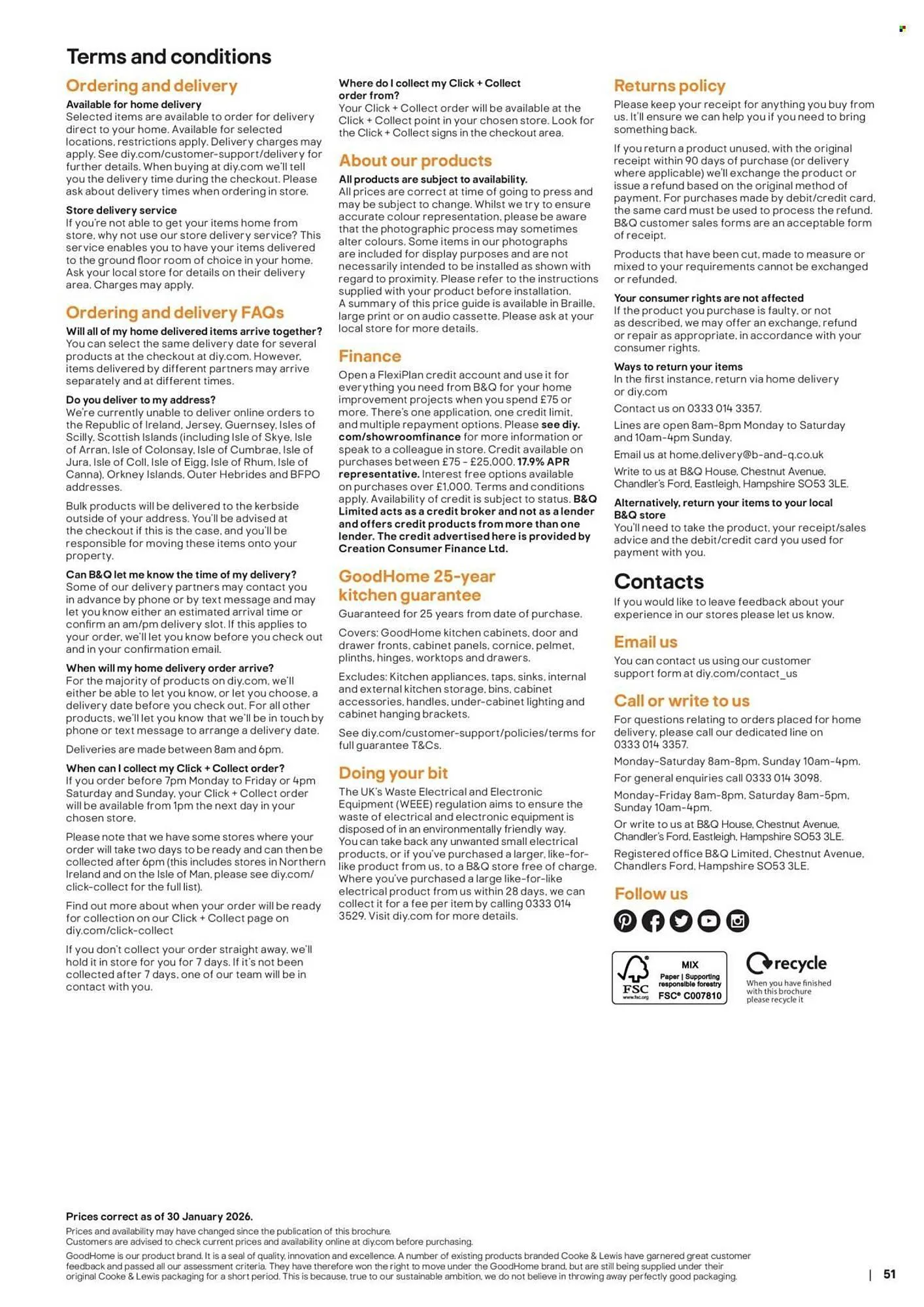 B&Q brochure from 3 February to 10 February 2026 - Catalogue Page 51