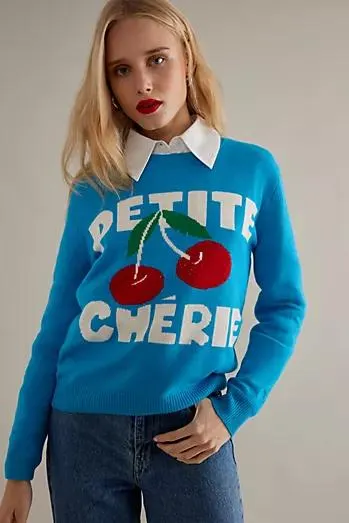 MC2 Saint Barth Petit Cherie Intarsia Wool-Blend Knit Jumper