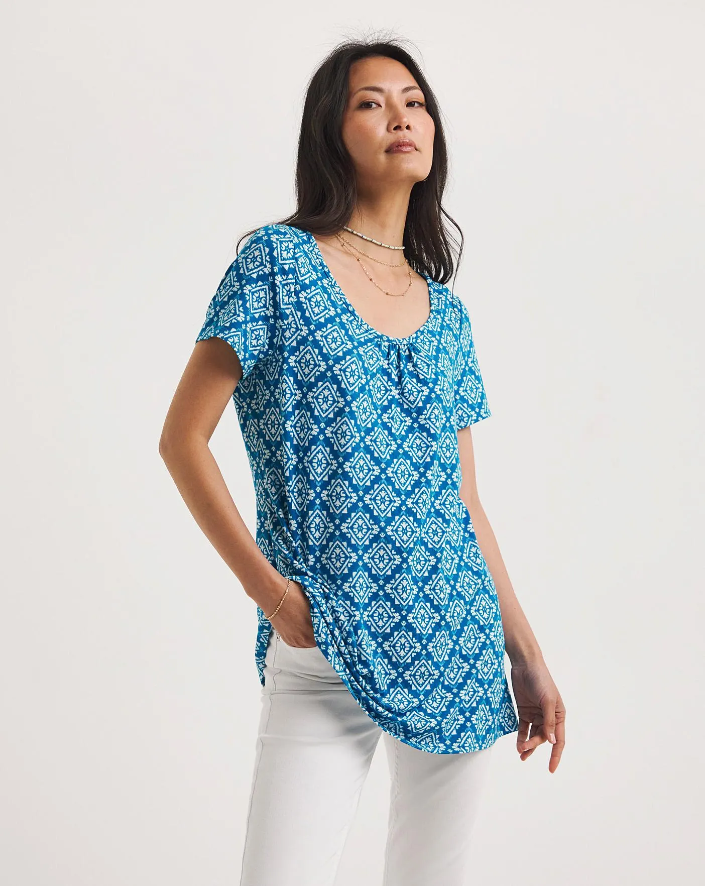 Julipa Short Sleeve Jersey Tunic