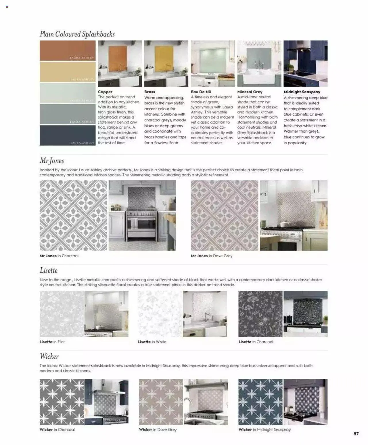 Laura Ashley - Kitchen Collection from 2 September to 18 January 2024 - Catalogue Page 57