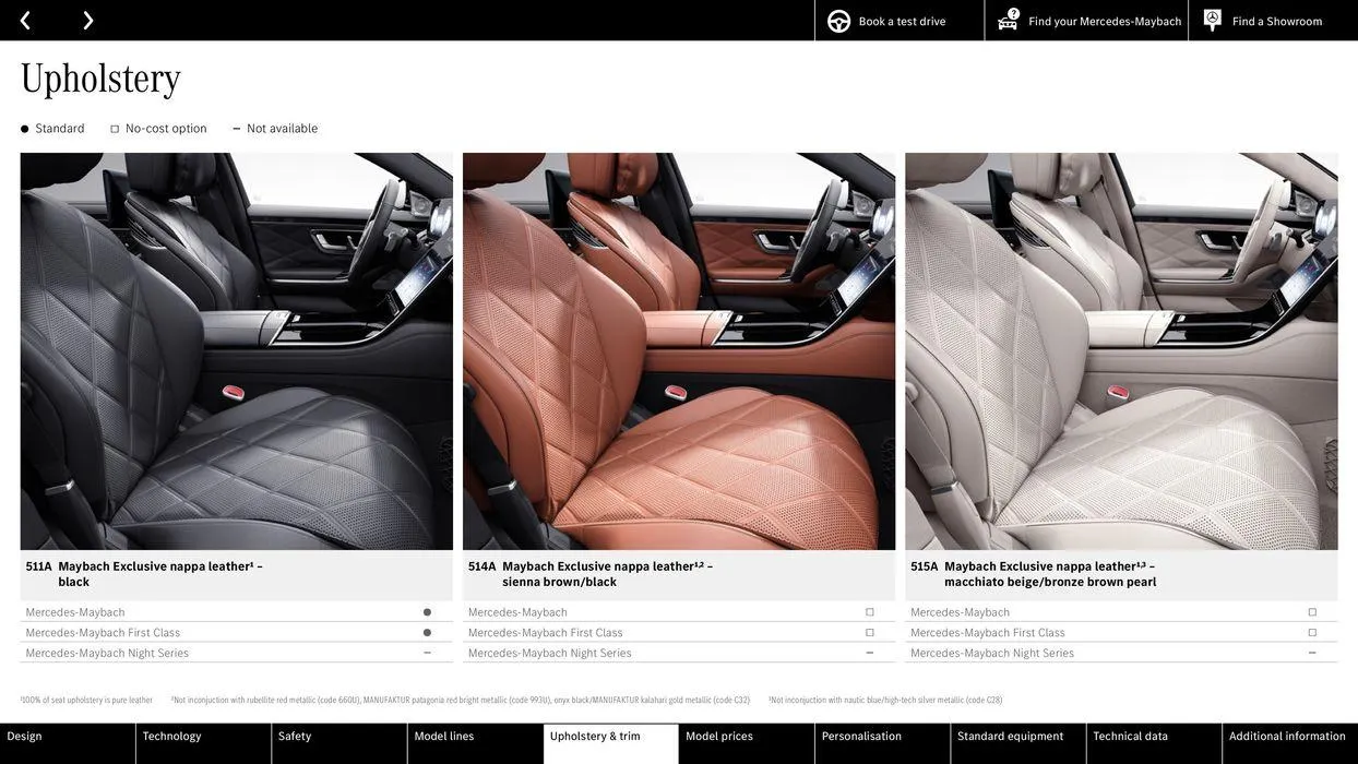 Mercedes-Maybach S-Class from 2 May to 30 November 2024 - Catalogue Page 24