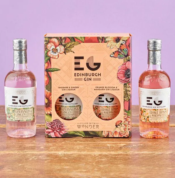 Edinburgh Gin Liqueur Gift Pack 2 x 20cl