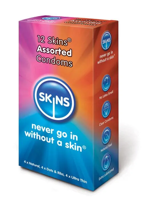 Skins Assorted Condoms 12 Pack