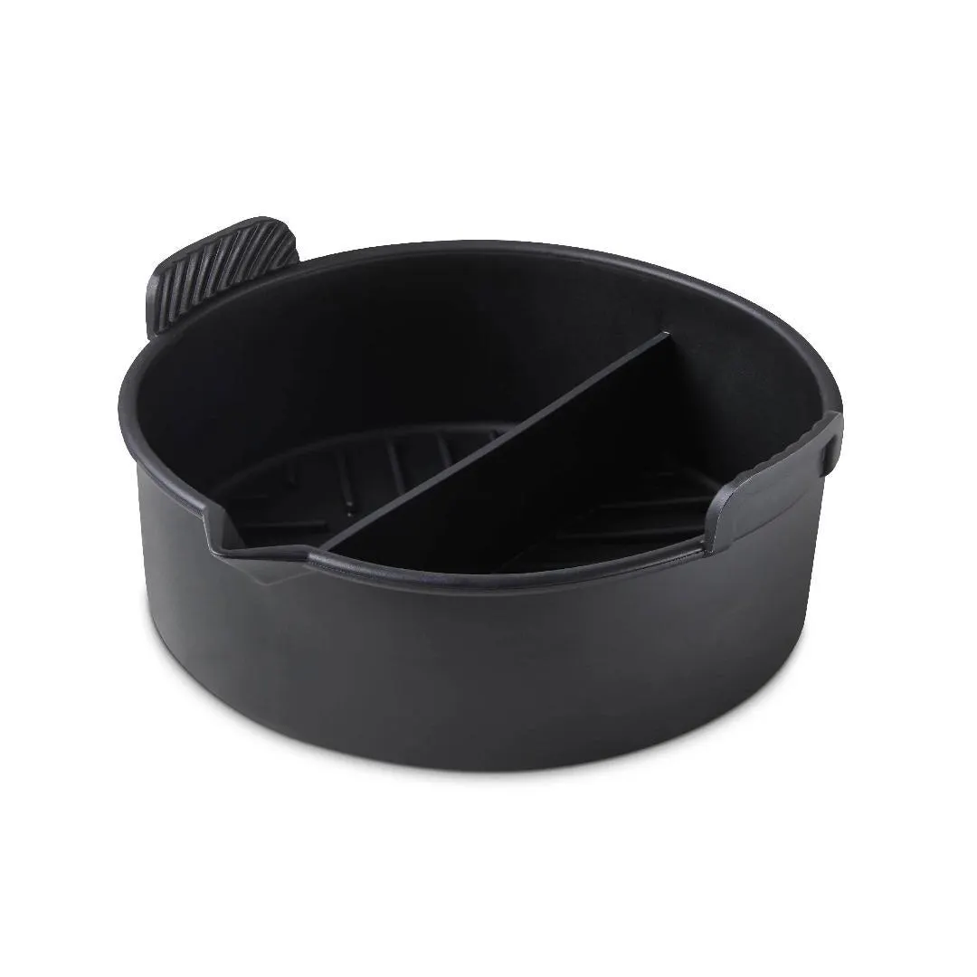 T843094 Tower Round Solid Tray With Divider