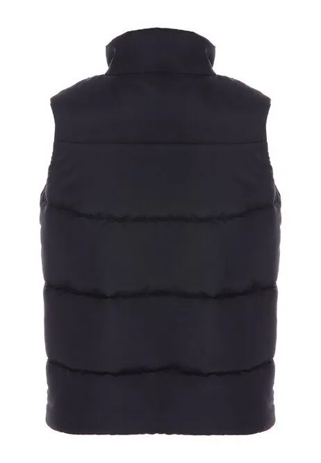 Older Boys Black Padded Gilet