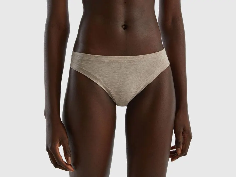 Brazilian underwear in super stretch organic cotton
