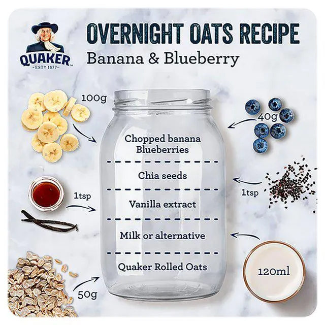 Quaker Rolled Oats Porridge Cereal 1kg