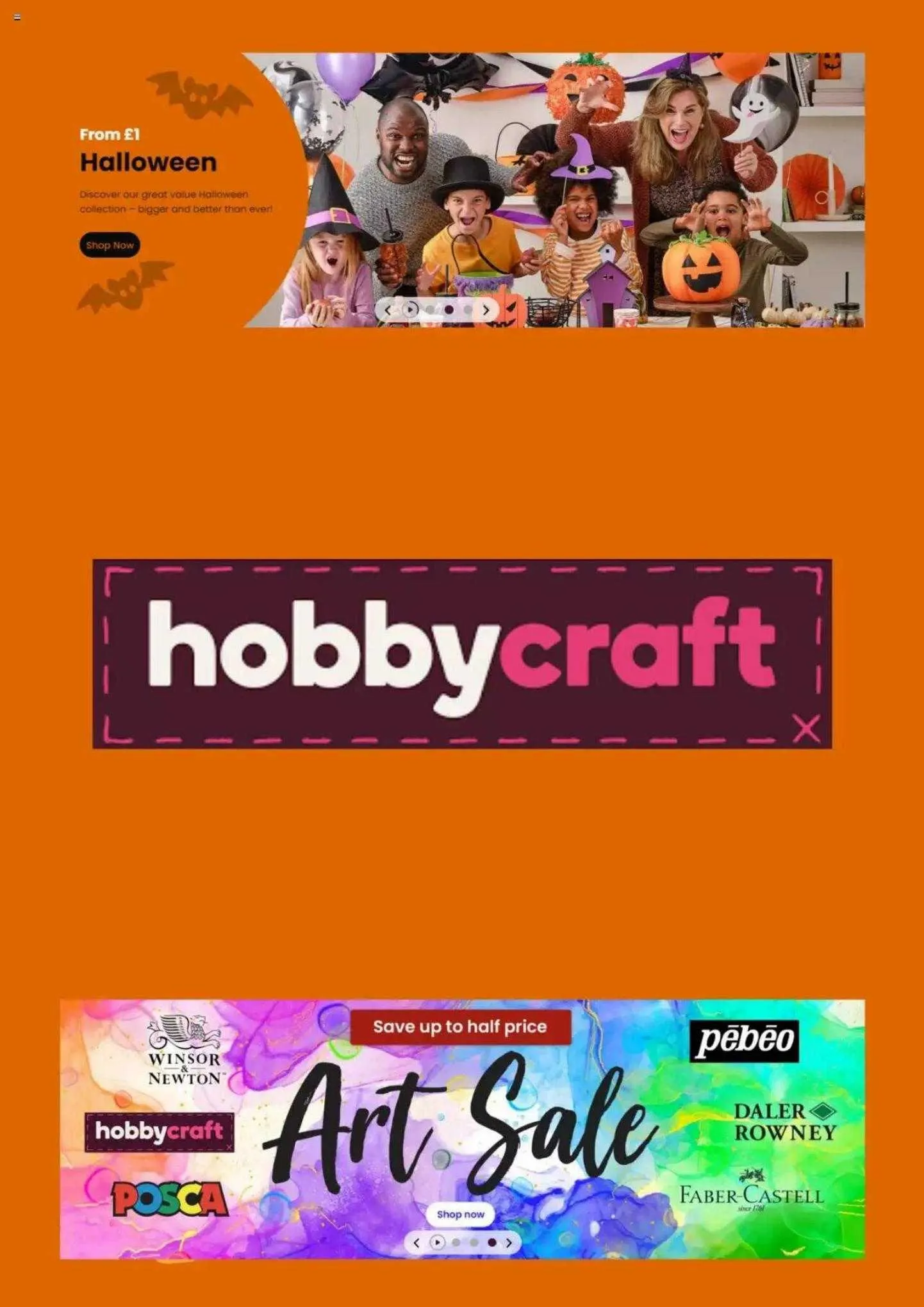 Hobbycraft Catalog from 18 September to 31 October 2023 - Catalogue Page 1