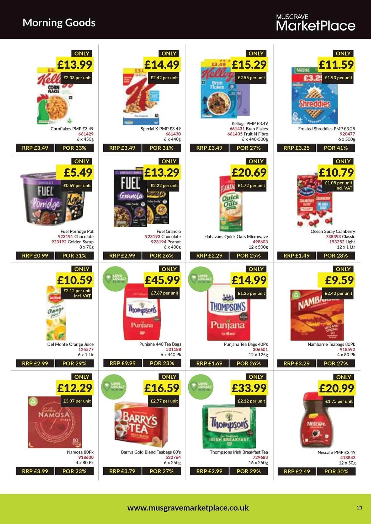 Musgrave MarketPlace leaflet from 14 July to 3 August 2025 - Catalogue Page 21