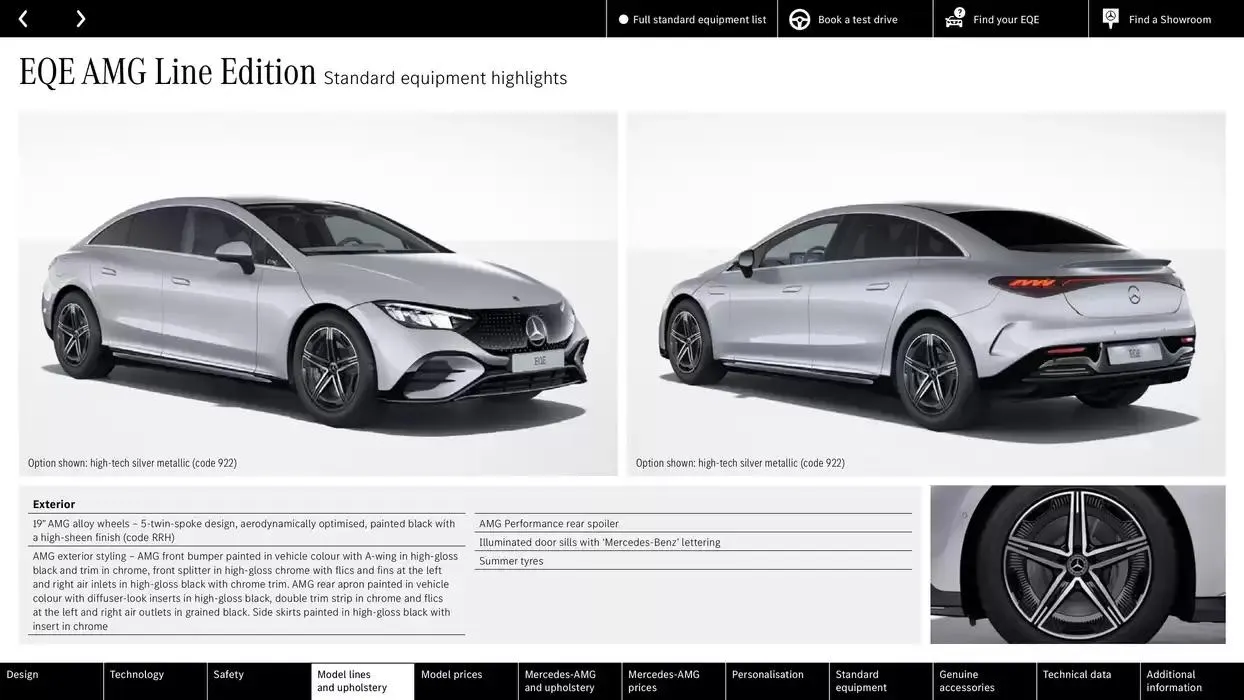 Mercedes Benz EQE Saloon from 10 October to 10 October 2025 - Catalogue Page 26