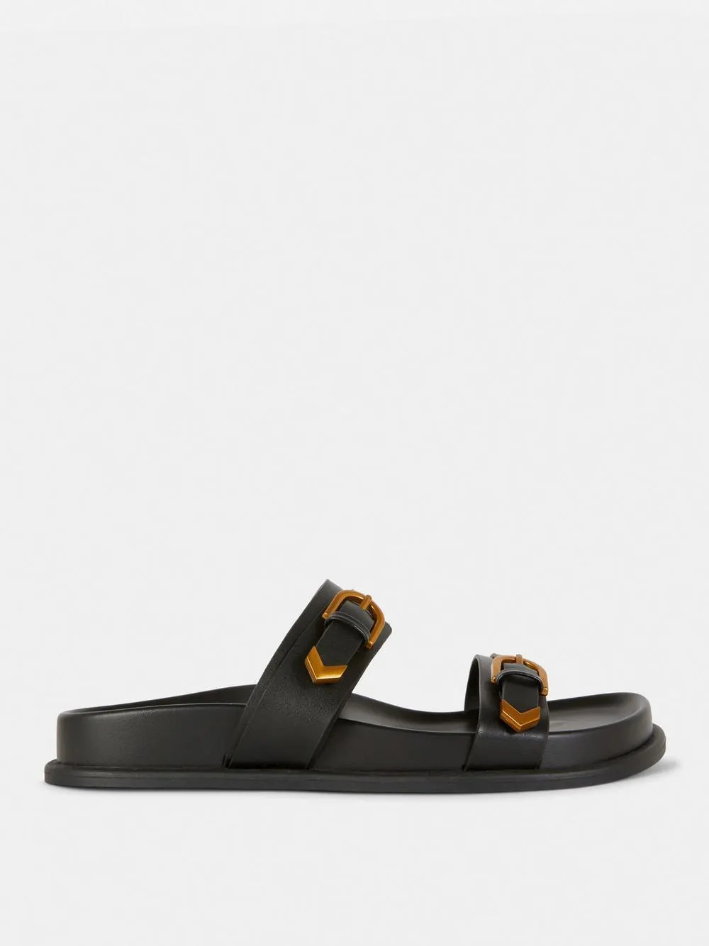 Double Buckle Strap Sandals