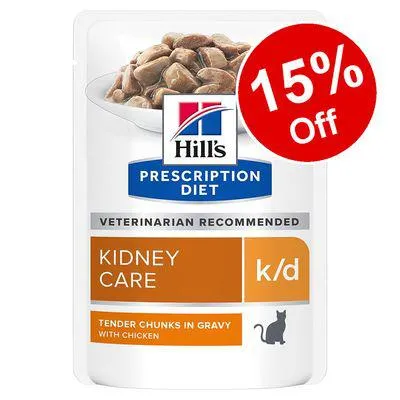 2 x Hill's Prescription Diet Feline Wet Cat Food - 15% Off!*