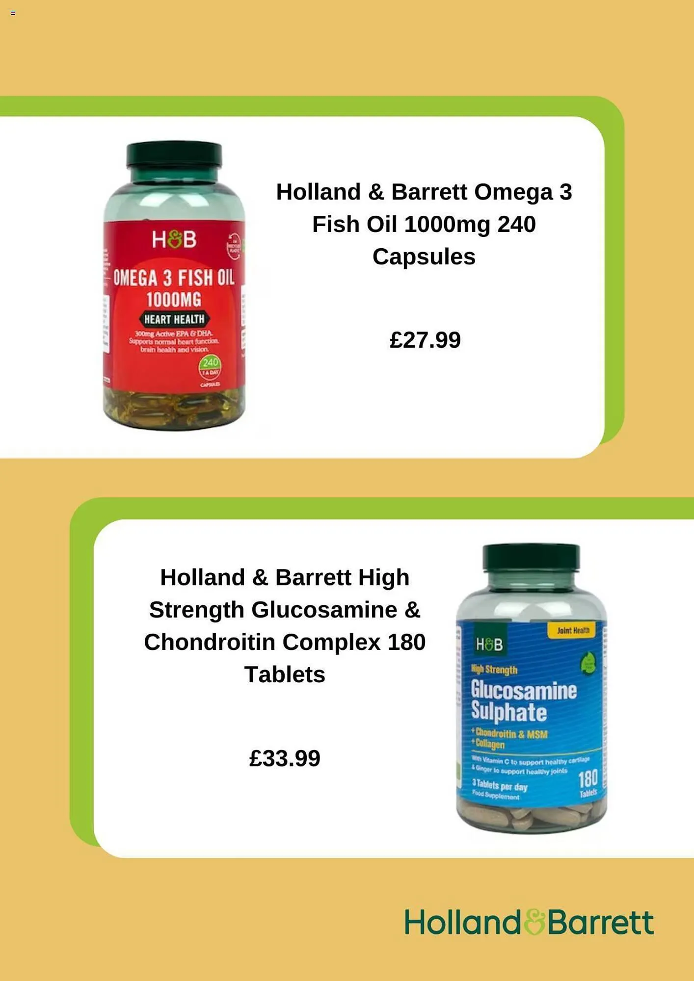 Holland & Barrett Weekly Offers from 30 November to 31 December 2023 - Catalogue Page 3