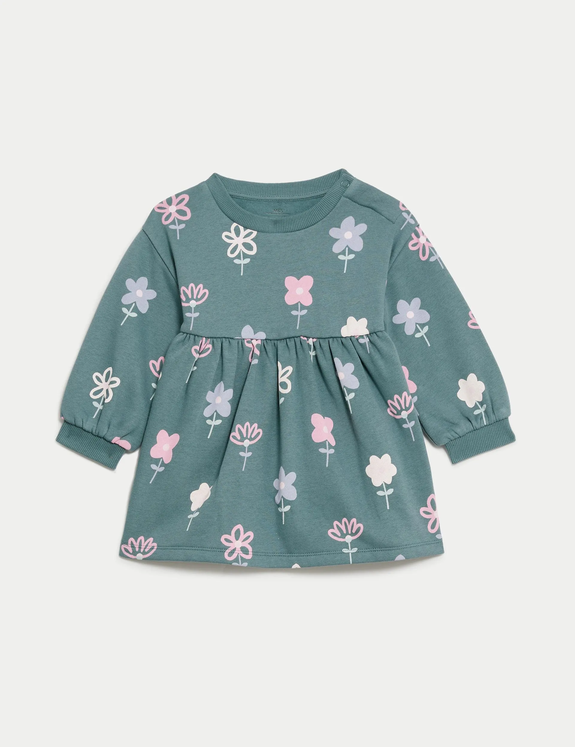 Cotton Rich Floral Dress (0-3 Yrs)