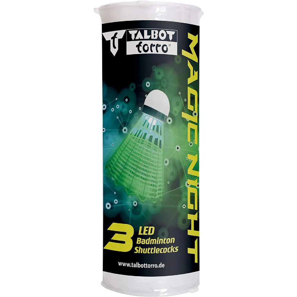 Talbot Torro Magic Night LED Badminton Shuttlecocks