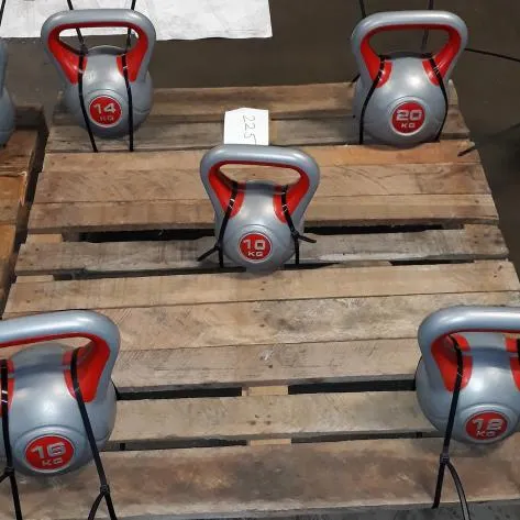 Body Power Vinyl Kettlebell Set 72kg (Returns/Ex-Display)