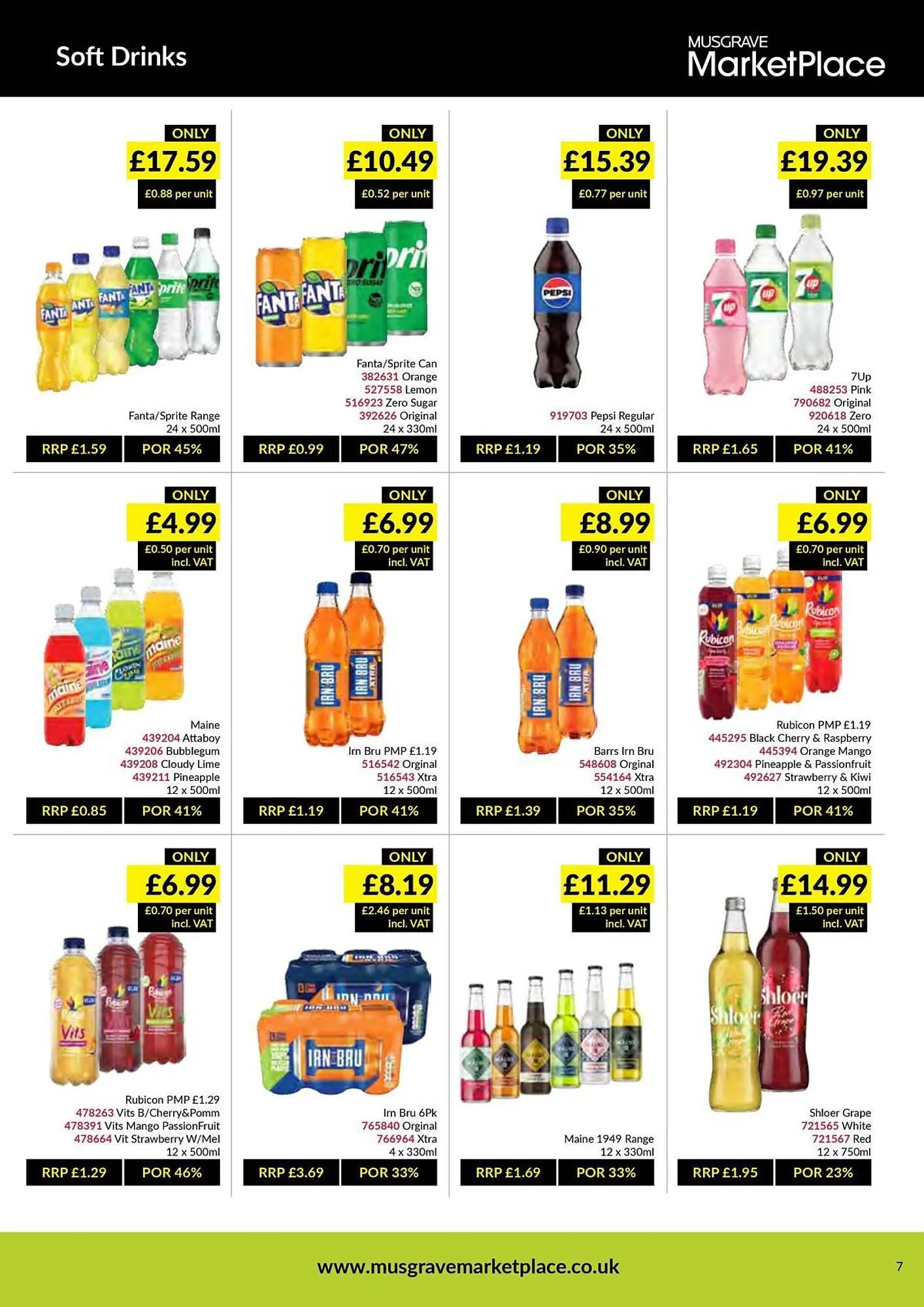 Musgrave MarketPlace leaflet from 27 October to 16 November 2025 - Catalogue Page 7