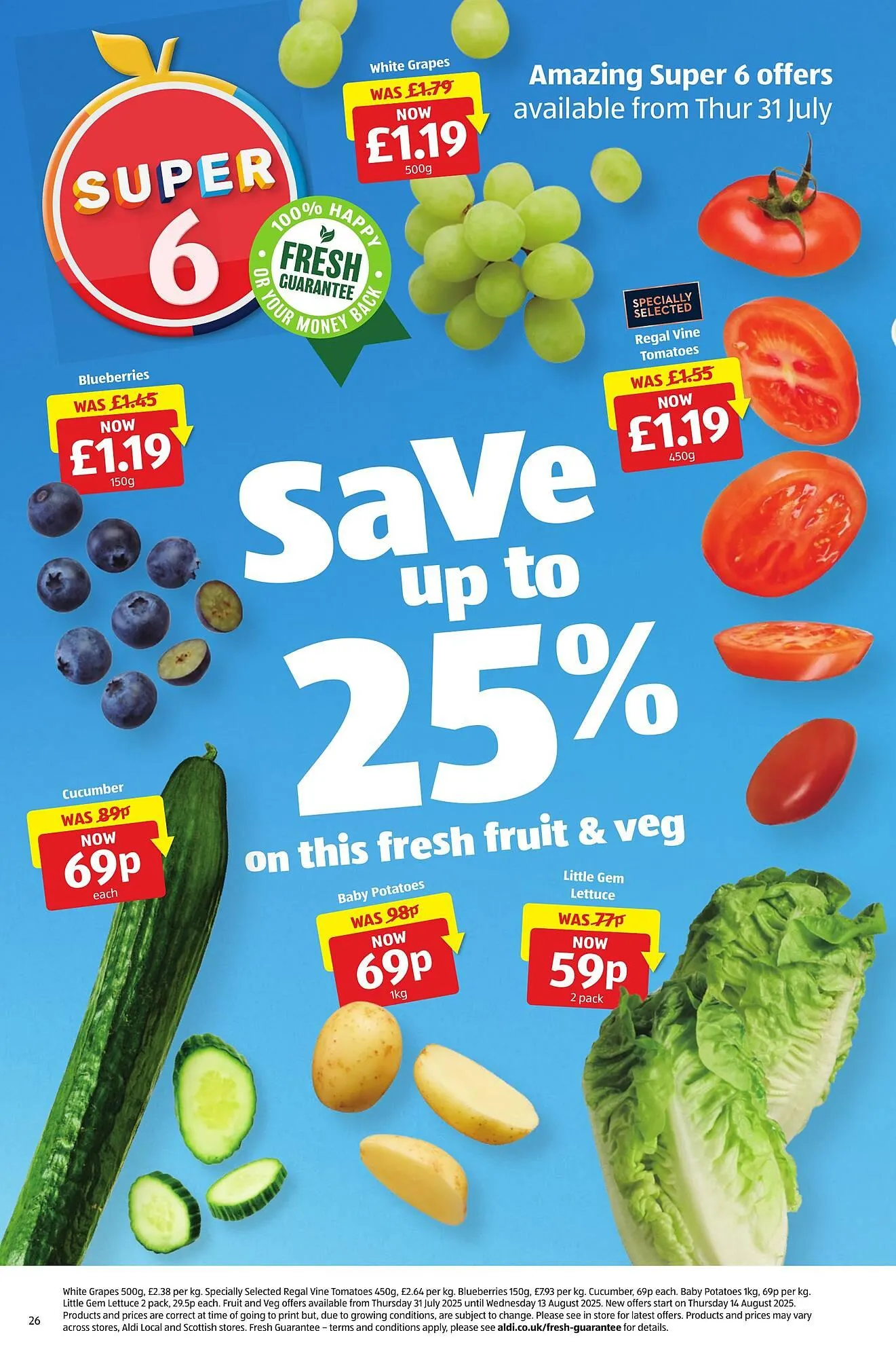 Aldi leaflet from 31 July to 6 August 2025 - Catalogue Page 26