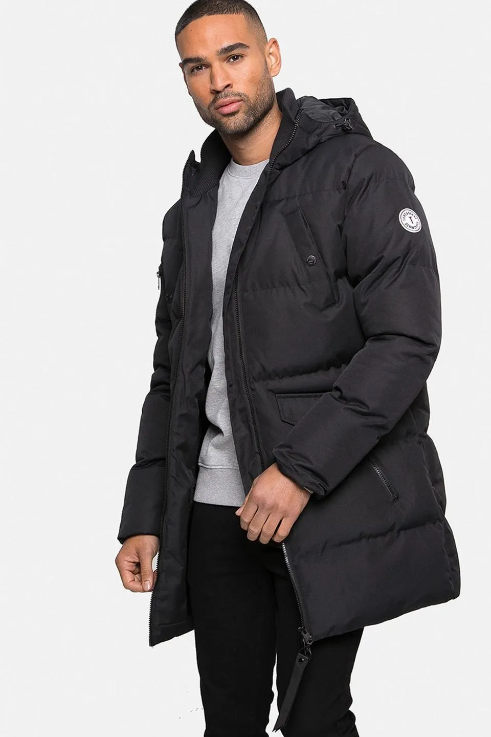 'Tingley' Showerproof Longline Padded Jacket