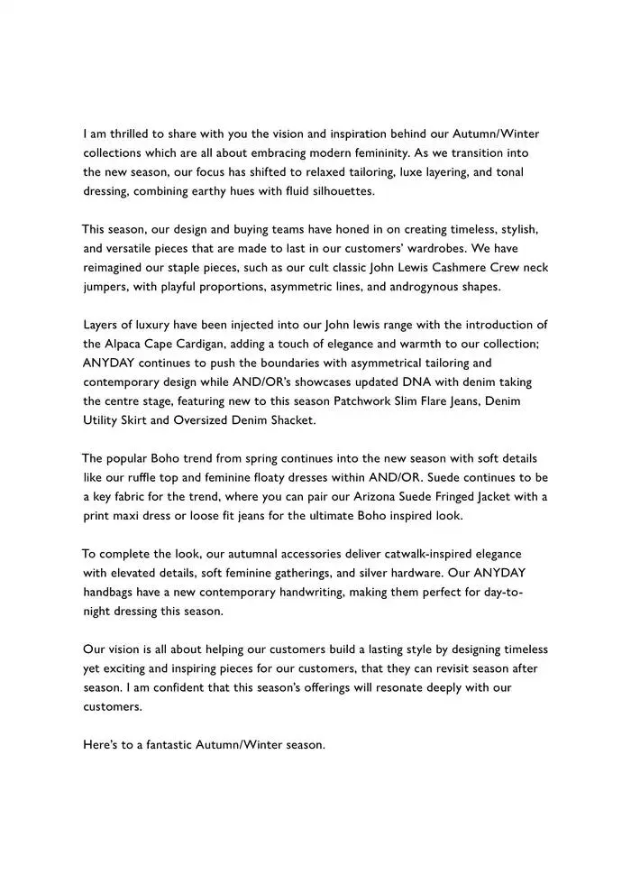 Autumn/Winter Womens Lookbook from 1 September to 28 February 2025 - Catalogue Page 2