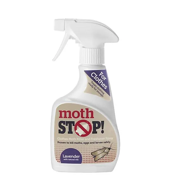 Moth Stop Fabric Moth Killer and Freshener Spray 275ml