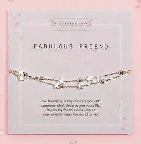 To A Fabulous Friend Bracelet