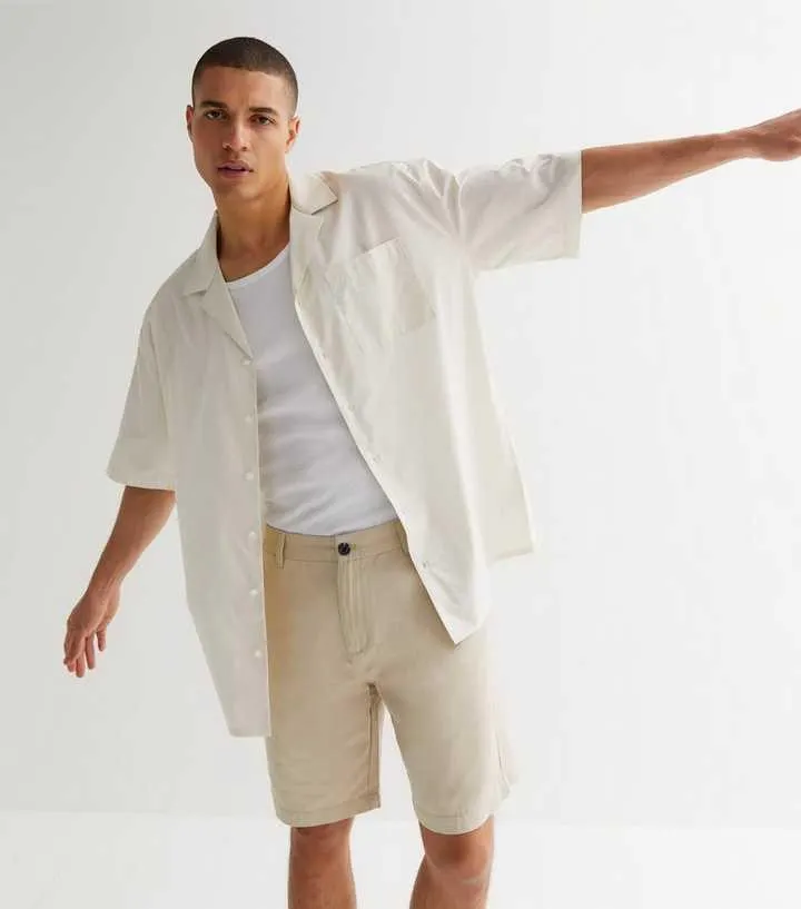 Stone Straight Fit Chino Shorts
