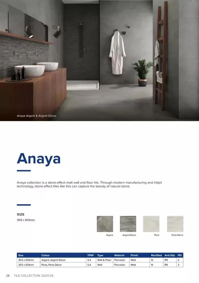 Tile Collection from 14 January to 31 May 2025 - Catalogue Page 28