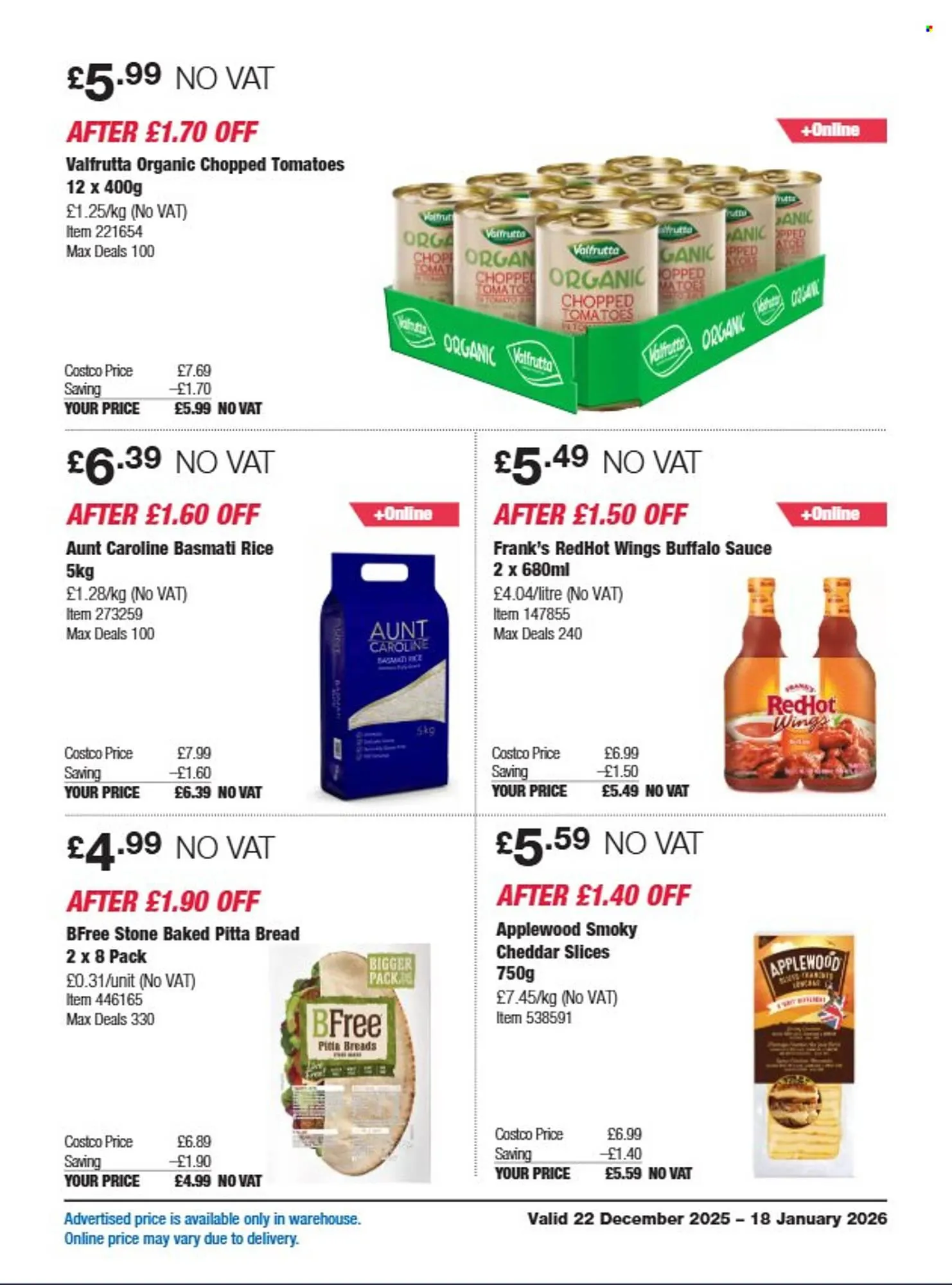 Costco leaflet from 22 December to 18 January 2026 - Catalogue Page 11