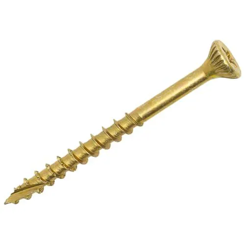 Optimaxx PZ Countersunk Passivated Double Reinforced Wood Screw Maxxtub - 5 x 60mm - Pack of 500
