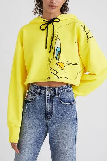 Cropped Tweety sweatshirt