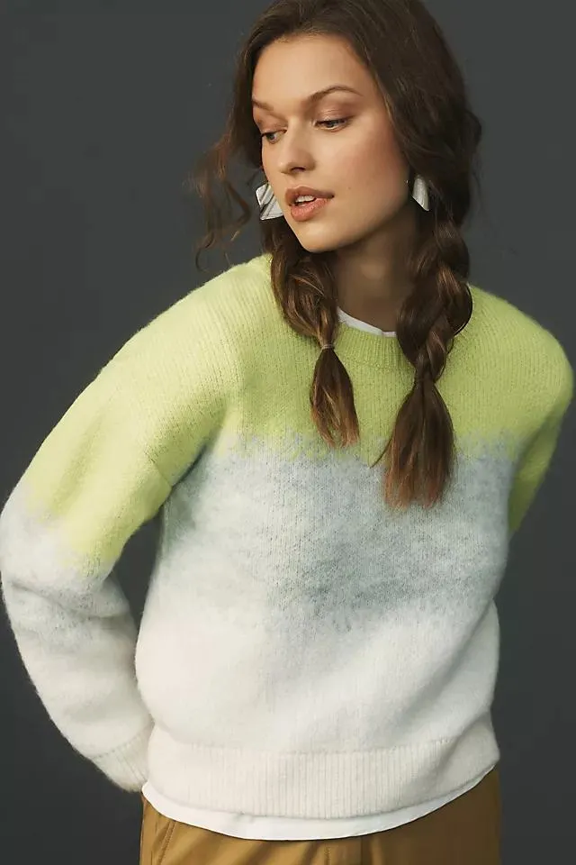 Maeve Neon Gradient Pullover Jumper