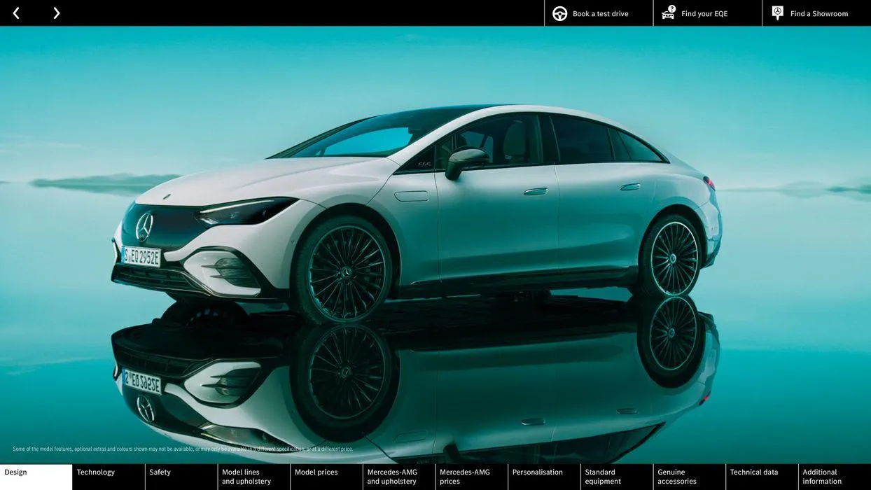 Mercedes Benz EQE Saloon from 31 August to 31 August 2025 - Catalogue Page 3