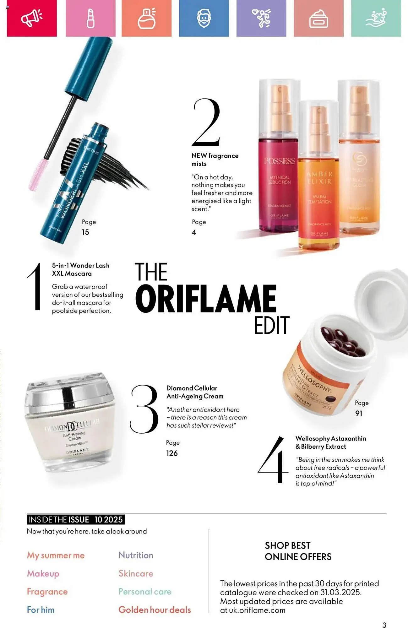 Oriflame leaflet from 10 July to 30 July 2025 - Catalogue Page 3