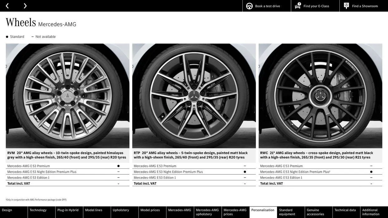Mercedes Benz New E-Class Saloon from 31 August to 31 August 2025 - Catalogue Page 56