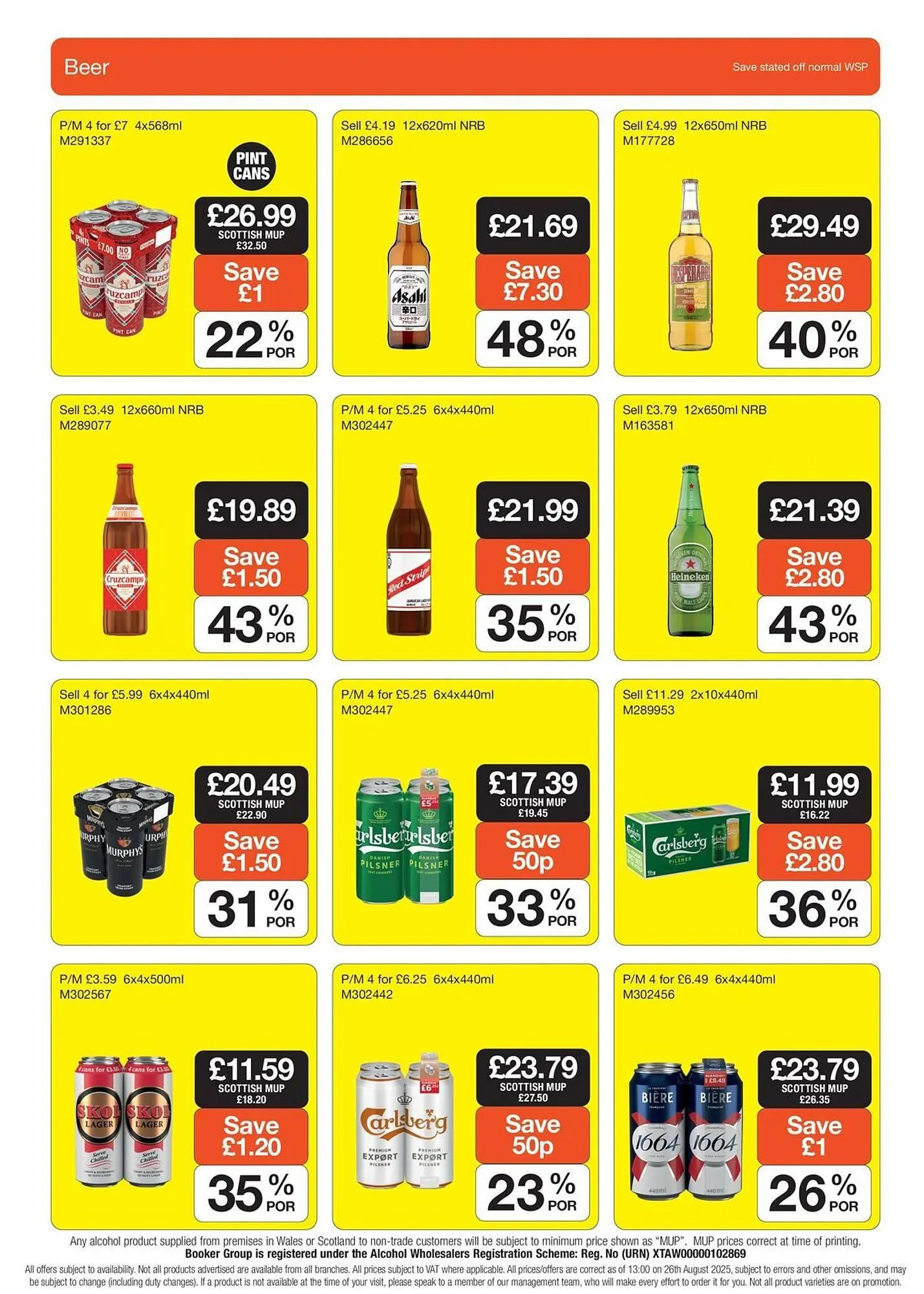 Booker Wholesale brochure from 10 September to 7 October 2025 - Catalogue Page 16
