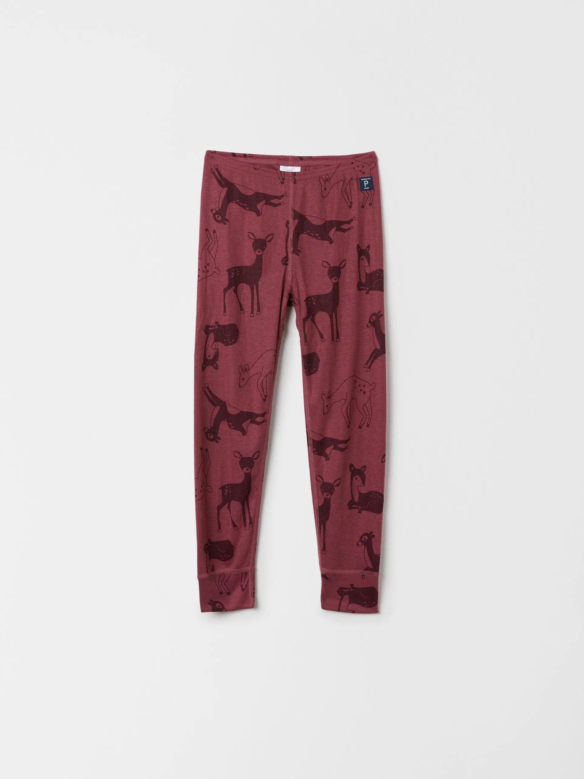 Polyester Kids Thermal Leggings