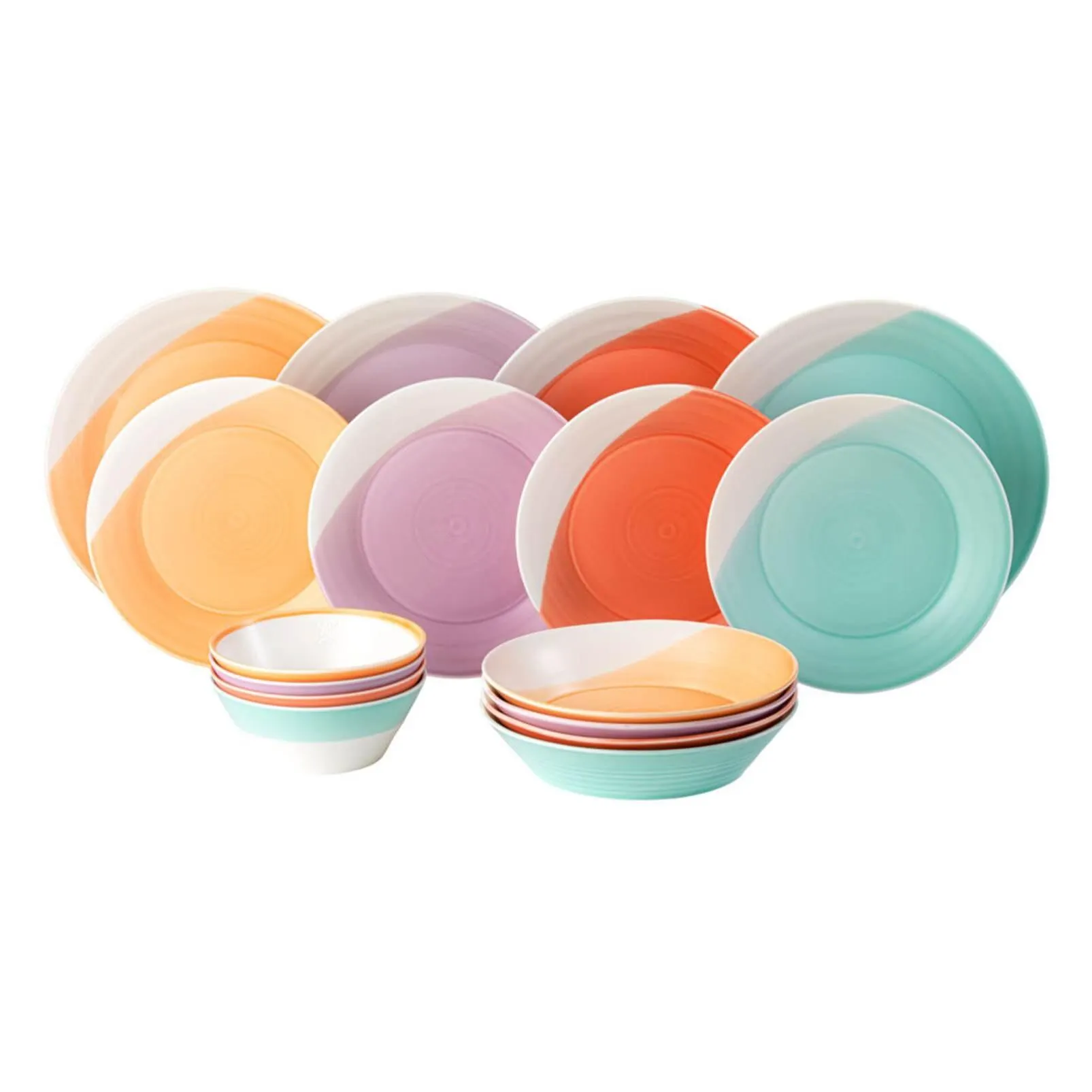 Colors 16 Piece Dinner Set