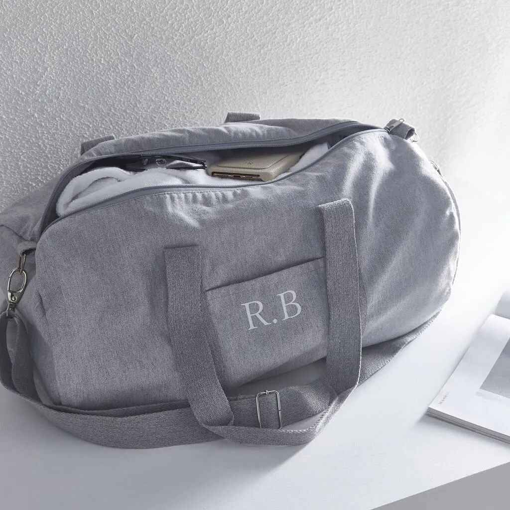 Personalised Holdall | Grey