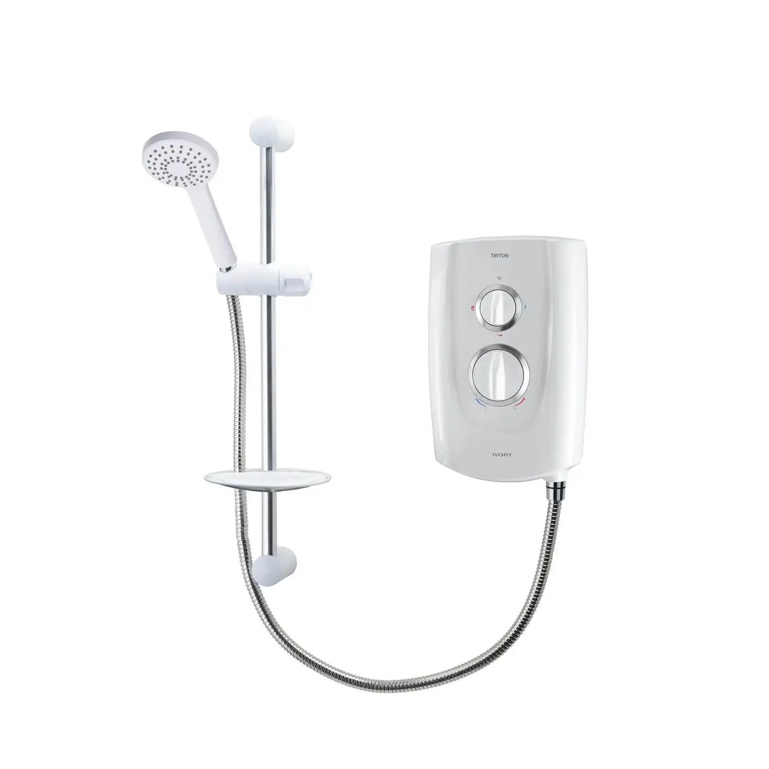 Triton Ivory 5 10.5kw Electric Shower - White