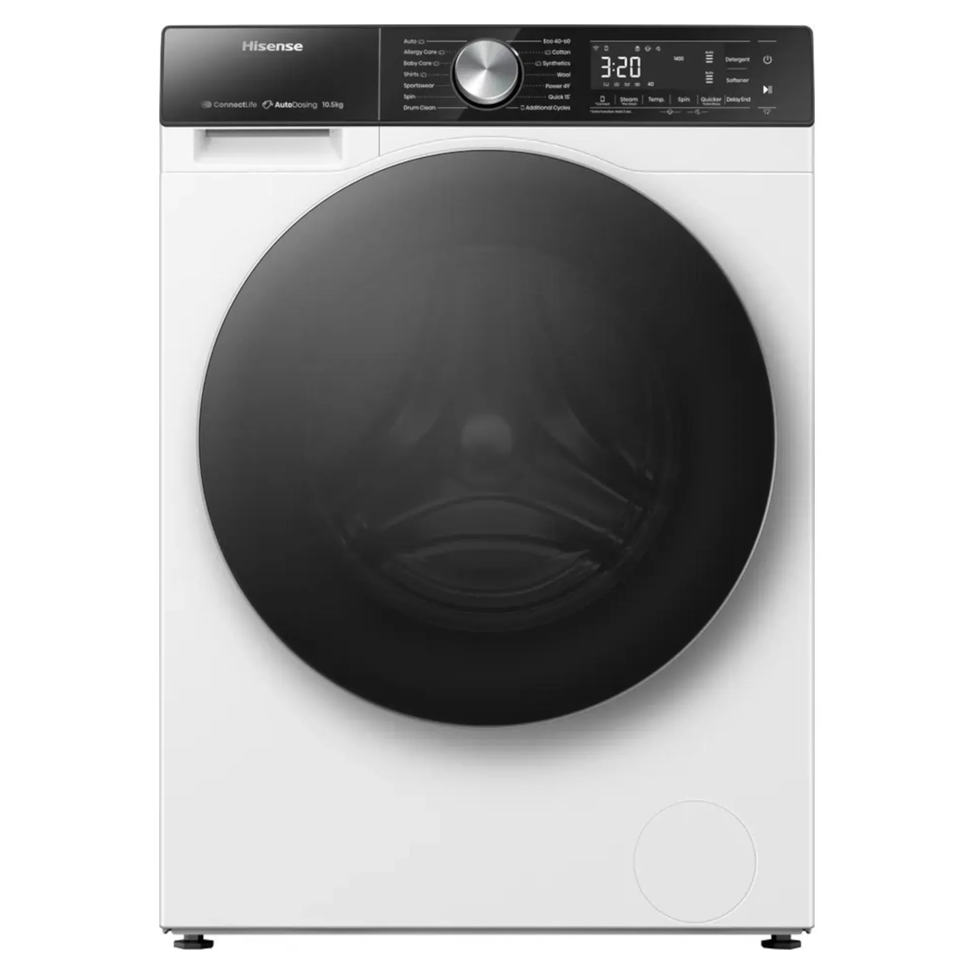 Hisense WF5S1045BW 10.5kg Load 1400rpm Spin Washing Machine