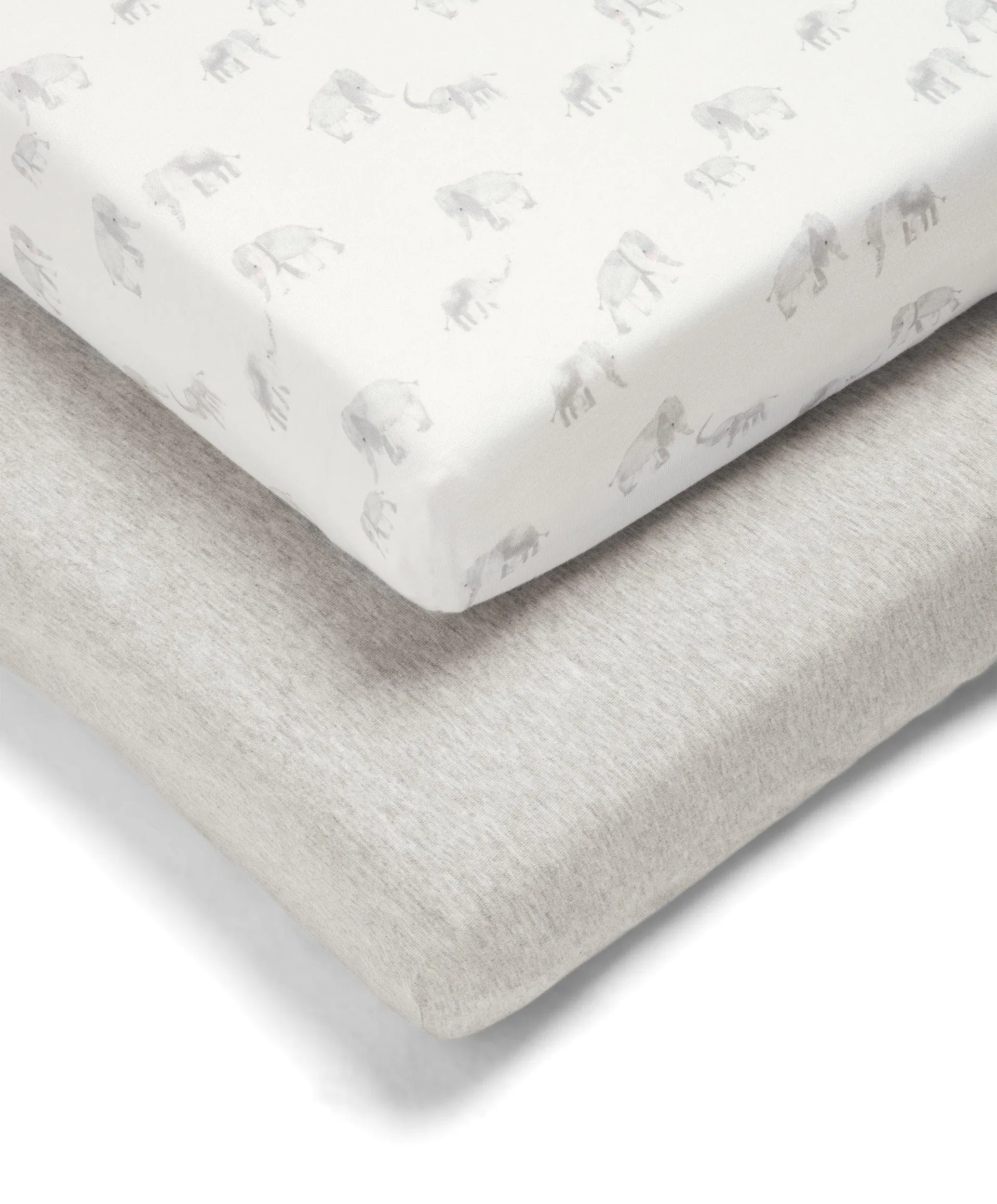 Elephant Cotbed Fitted Sheets - 2 Pack