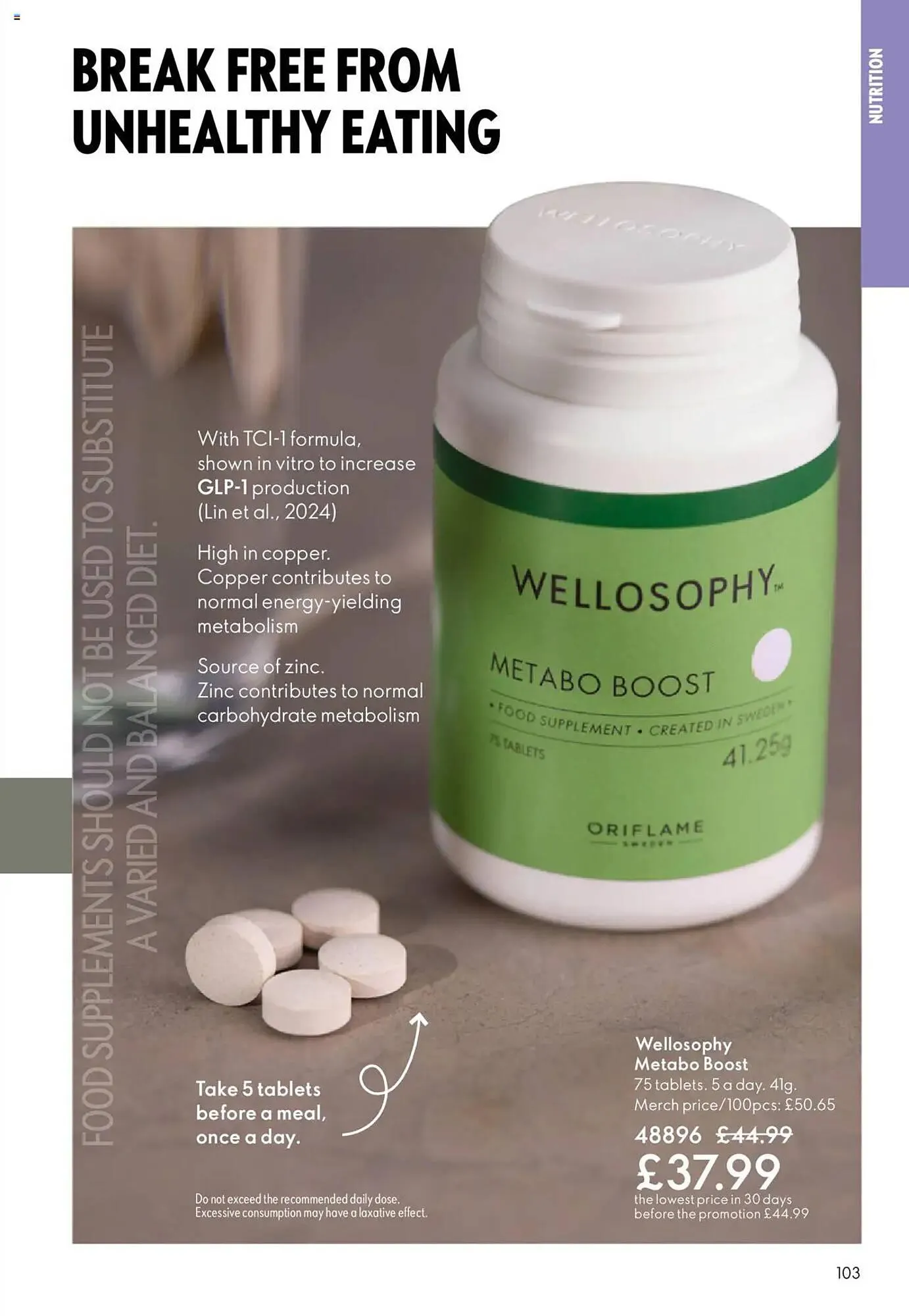 Oriflame leaflet from 11 September to 1 October 2025 - Catalogue Page 103