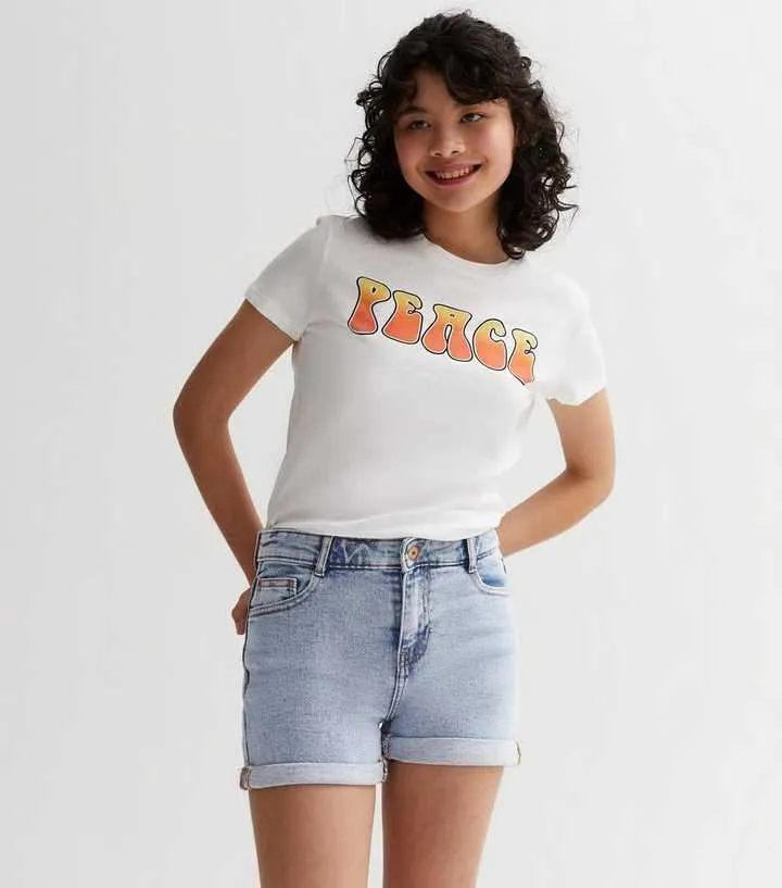 KIDS ONLY Pale Blue Denim Shorts