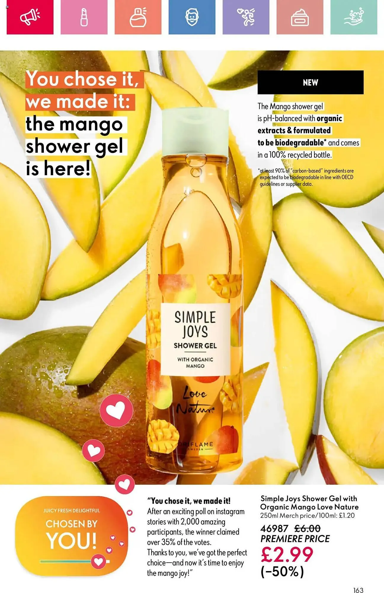 Oriflame leaflet from 19 June to 9 July 2025 - Catalogue Page 163