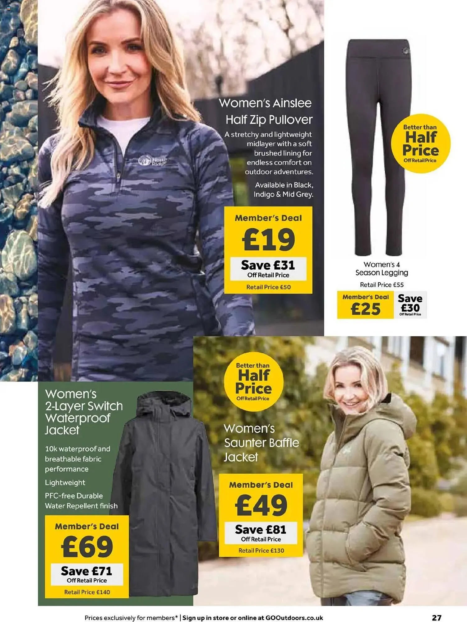 GO Outdoors leaflet from 17 March to 19 April 2025 - Catalogue Page 27