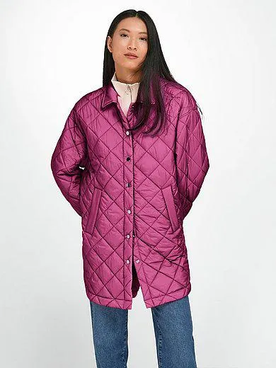Quilted jacket in oversized style