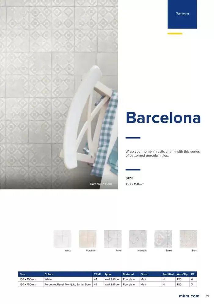 Tile Collection  from 14 January to 31 May 2025 - Catalogue Page 79