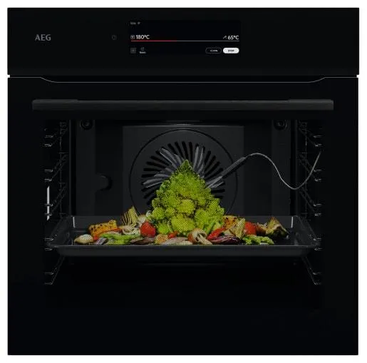 AEG 9000 NBT9P831AB Pyrolytic Single Oven - Gloss Black
