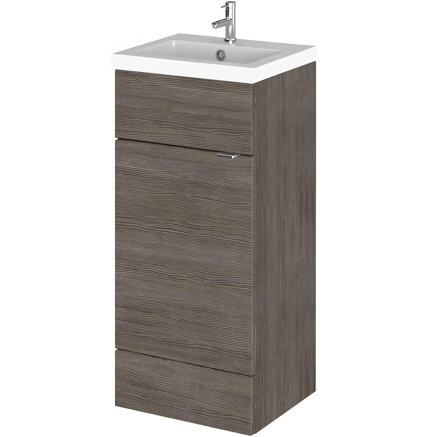 Balterley Dynamic 400mm Vanity Unit with Basin - Brown Grey Avola